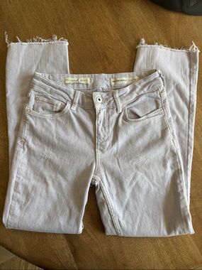 Pilcro and the Letterpress High-Rise Bootcut Jeans in Light LAVENDER